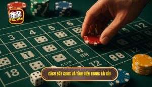 cách đặt cược và tính tiền trong tài xỉu