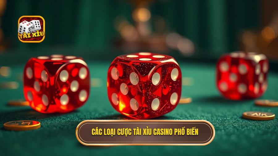 Các loại hình cược phổ biến trong tài xỉu casino