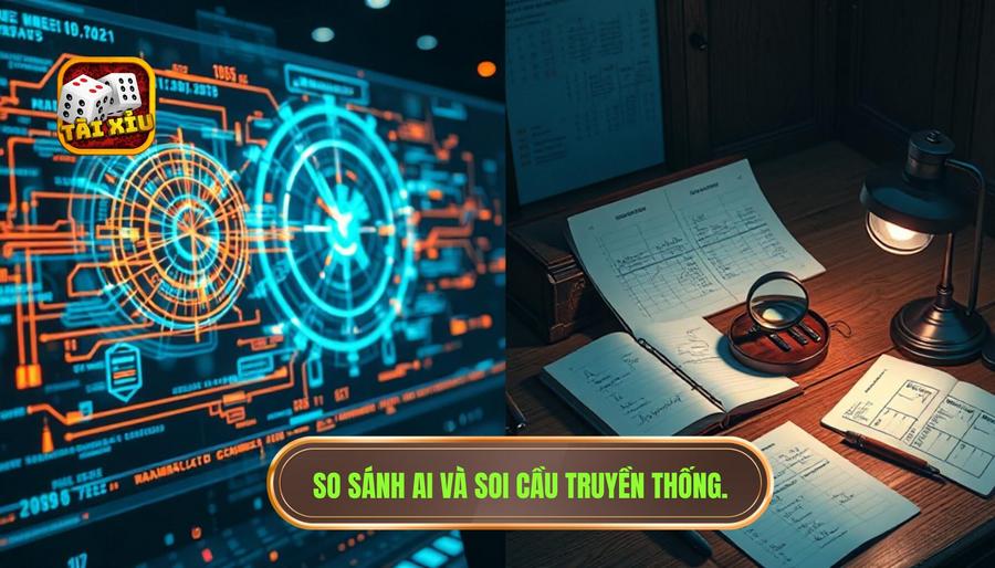 So sánh AI dự đoán tài xỉu và phương pháp soi cầu truyền thống